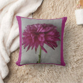 紫色の花弁花 クッション (ブランケット)