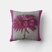 紫色の花弁花 クッション (裏面)