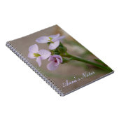 紫色の花手帳 ノートブック (右側)