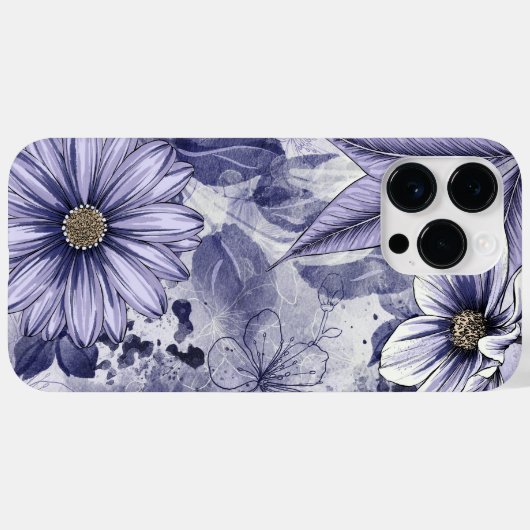 紫色の花束 Case-Mate iPhoneケース (裏面 (横))