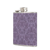 紫色の花模様の壁紙2 フラスク (左)