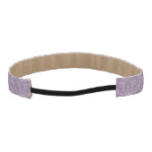 紫色の花模様の壁紙 アスレチックヘッドバンド (裏面)