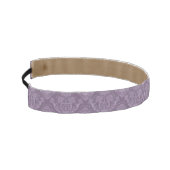紫色の花模様の壁紙 アスレチックヘッドバンド (左)
