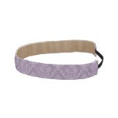 紫色の花模様の壁紙 アスレチックヘッドバンド (右)