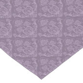 紫色の花模様の壁紙 ショートテーブルランナー (コーナー)