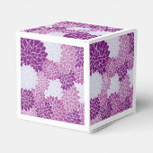 紫色の花模様 フェイバーボックス (裏面サイド)