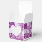 紫色の花模様 フェイバーボックス (オープン)
