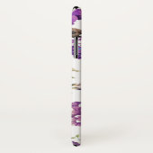 紫色の花模様(モノグラム) Case-Mate iPhoneケース (裏面/右)