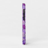 紫色の花模様 Case-Mate iPhoneケース (裏面/左)