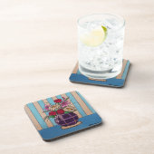 紫色の花瓶 コースター (右側)