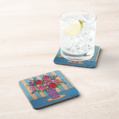 紫色の花瓶 コースター (右側)