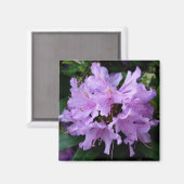 紫色の花磁石 マグネット (正面/裏面)