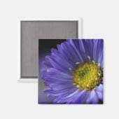 紫色の花磁石 マグネット (正面/裏面)