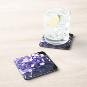 紫色の花紫のフローラ紫の水栓 コースター (右側)