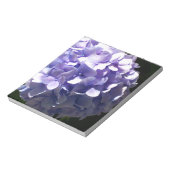 紫色の花紫のフローラ紫の水栓 ノートパッド (回転)