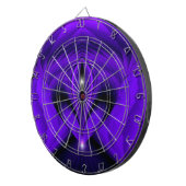 紫色の花虹の夢2つ星 ダーツボード (正面右)
