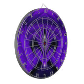 紫色の花虹の夢2つ星 ダーツボード (正面左)