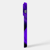 紫色の花虹の夢2つ星 iPhoneケース (左側面)