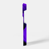 紫色の花虹の夢2つ星 iPhoneケース (左側面)