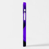 紫色の花虹の夢2つ星 iPhoneケース (左側面)