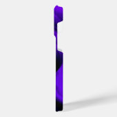 紫色の花虹の夢2つ星 iPhoneケース (左側面)