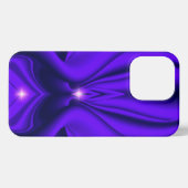 紫色の花虹の夢2つ星 iPhoneケース (裏面横)