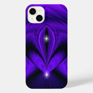 紫色の花虹の夢2つ星 iPhone 14 PLUSケース