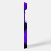 紫色の花虹の夢2つ星 iPhoneケース (左側面)