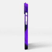 紫色の花虹の夢2つ星 iPhoneケース (左側面)