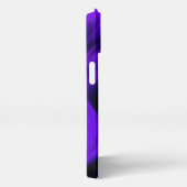 紫色の花虹の夢2つ星 iPhoneケース (右側面)