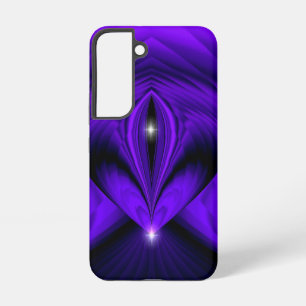 紫色の花虹の夢2つ星 SAMSUNG GALAXY S22ケース