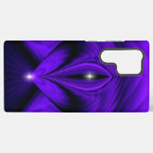 紫色の花虹の夢2つ星 SAMSUNG GALAXYケース (裏面横)