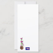 紫色の花 (裏面)