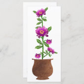 紫色の花 (正面/裏面)