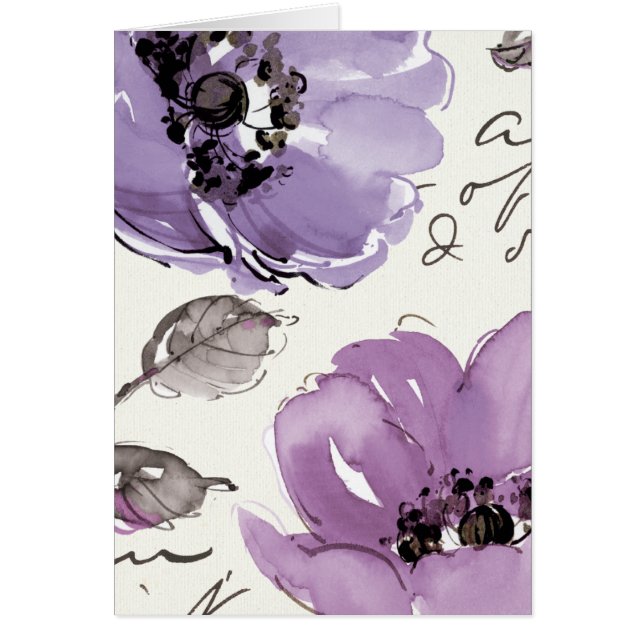 紫色の花 (正面)