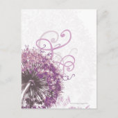 紫色の花3 ポストカード (正面)