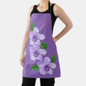 紫色の花 エプロン (インサイチュ)
