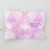 紫色の花 カード (内部)