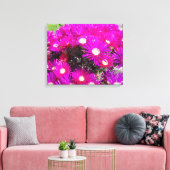 紫色の花 キャンバスプリント (インサイチュ (リビング))