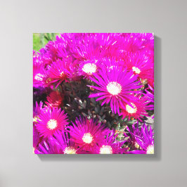 紫色の花 キャンバスプリント