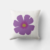 紫色の花 クッション (裏面)