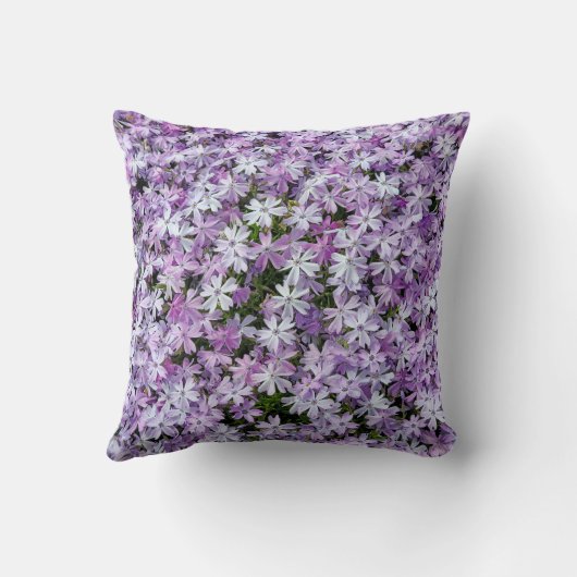 紫色の花 クッション (裏面)