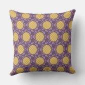 紫色の花 クッション (裏面)