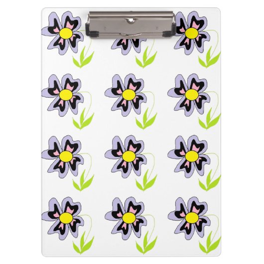 紫色の花 クリップボード (正面)