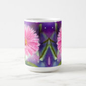 紫色の花 コーヒーマグカップ (中央)