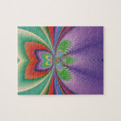 紫色の花 ジグソーパズル (横)