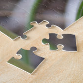 紫色の花 ジグソーパズル (側面)