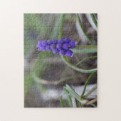 紫色の花 ジグソーパズル (縦)