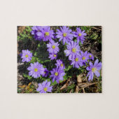 紫色の花 ジグソーパズル (横)