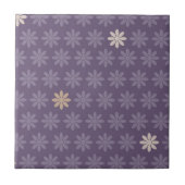 紫色の花 タイル (正面)